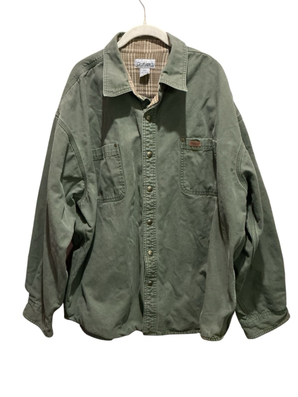 Carhartt Men’s Shacket Men’s Lined Jacket. Size 2 XLG